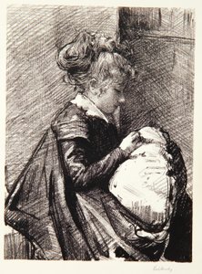 Ompelija, 1901 tekijältä Albert de Belleroche